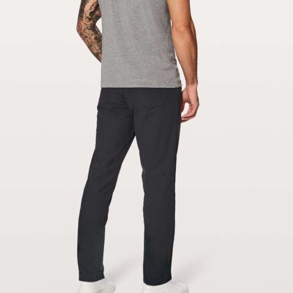 LULULEMON ABC Classic Fit 5 Pocket Pants Gray Size 32 - Picture 3 of 13